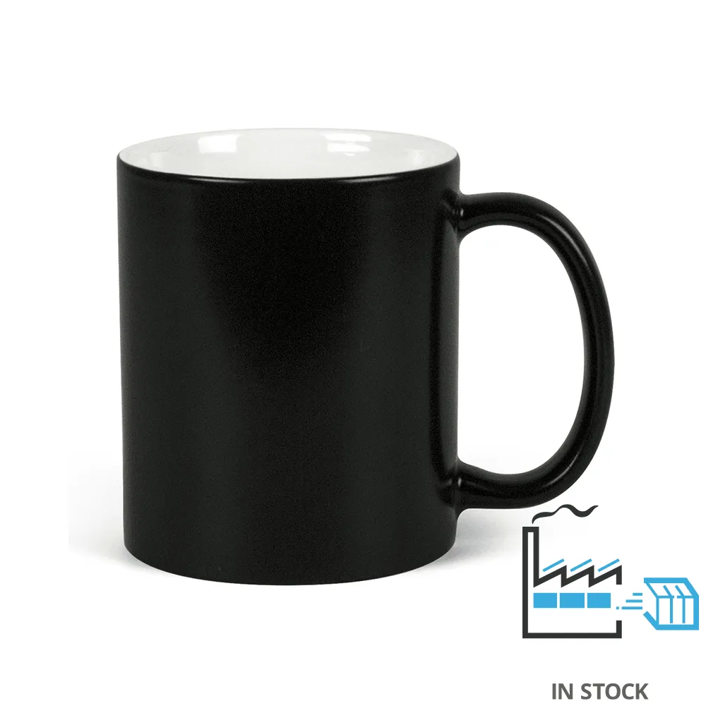 11 oz Color Changing Mug - Black - Matte