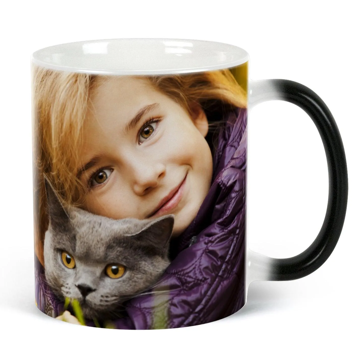 11 oz Color Changing Mug - Black - Matte