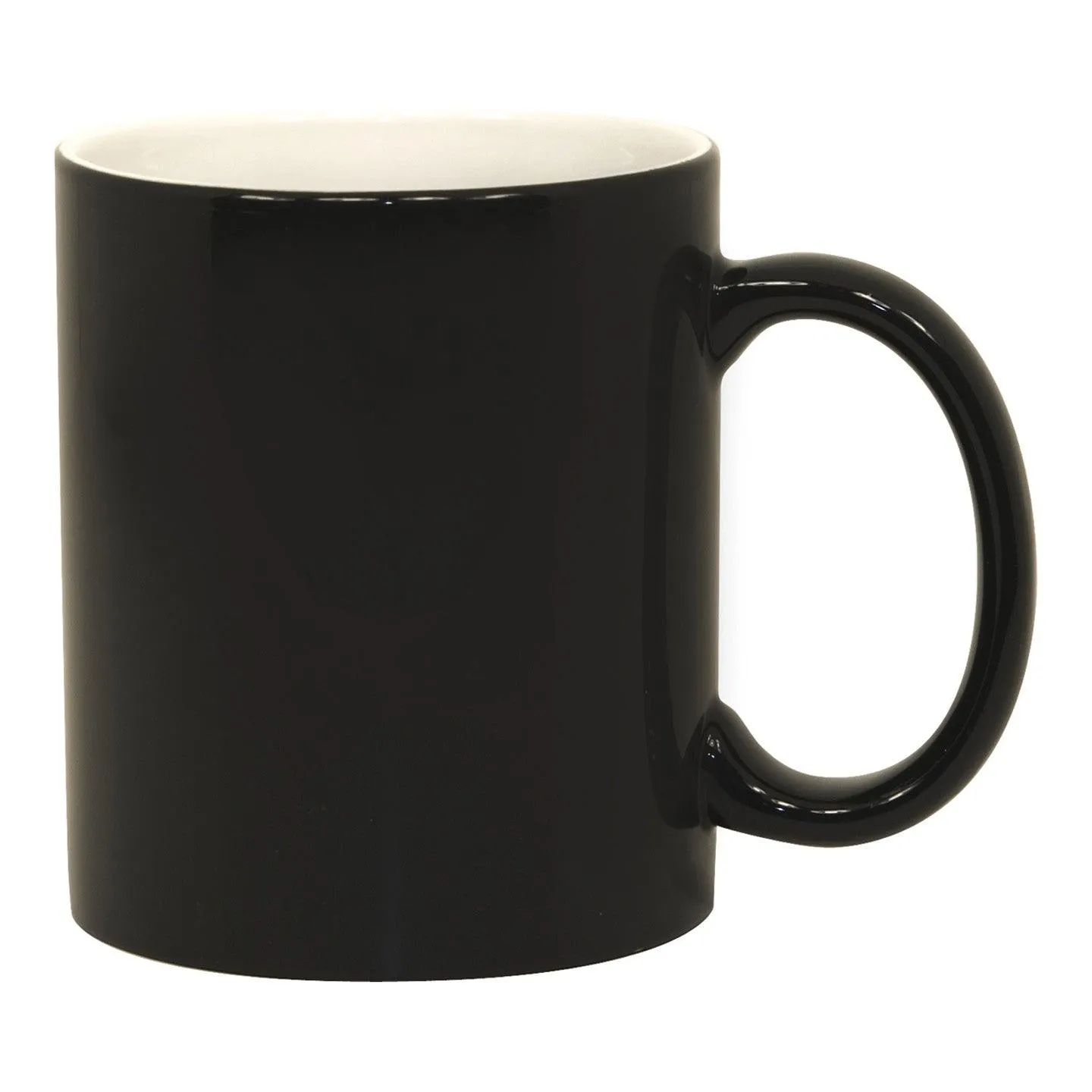 11 oz Color Changing Mug - Black - Matte