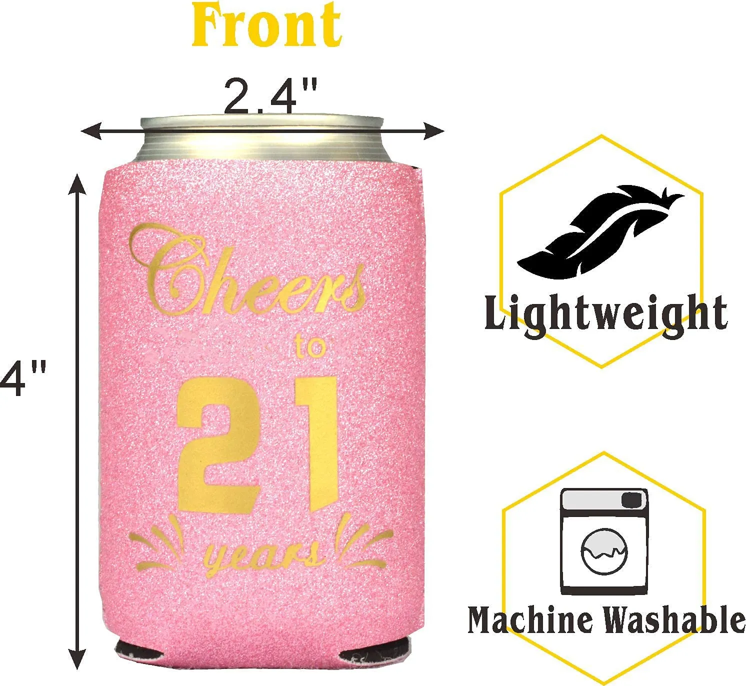 21st Birthday Gifts for Women, 21st birthday Gifts, 21st Birthday Can Coolers, 21st