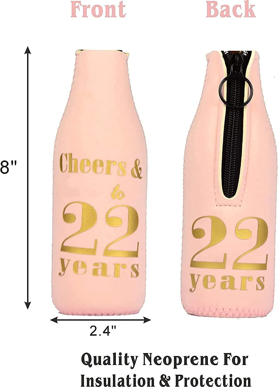 22nd Birthday Gifts for Women, 22nd Birthday Gifts, 22nd Birthday Can Coolers, 22nd