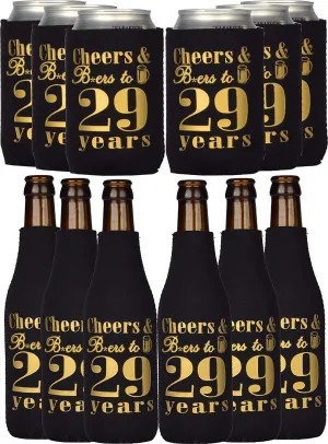 29th Birthday Gifts for Men, 29th Birthday Gifts, 29th Birthday Can Coolers, 29th Birthday