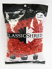 2oz Paper Shred - Red