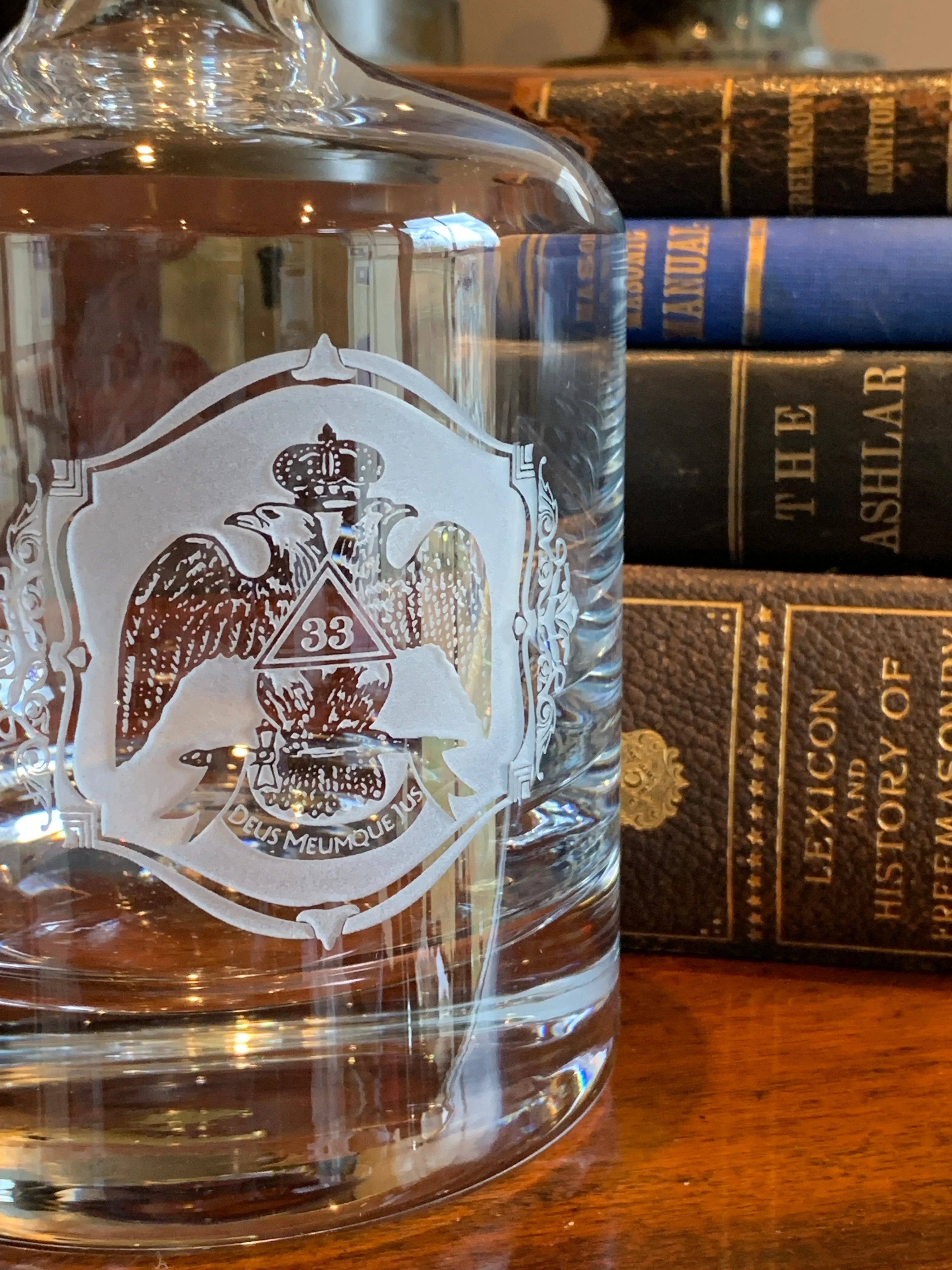 33rd Degree Scottish Rite Masonic Decanter