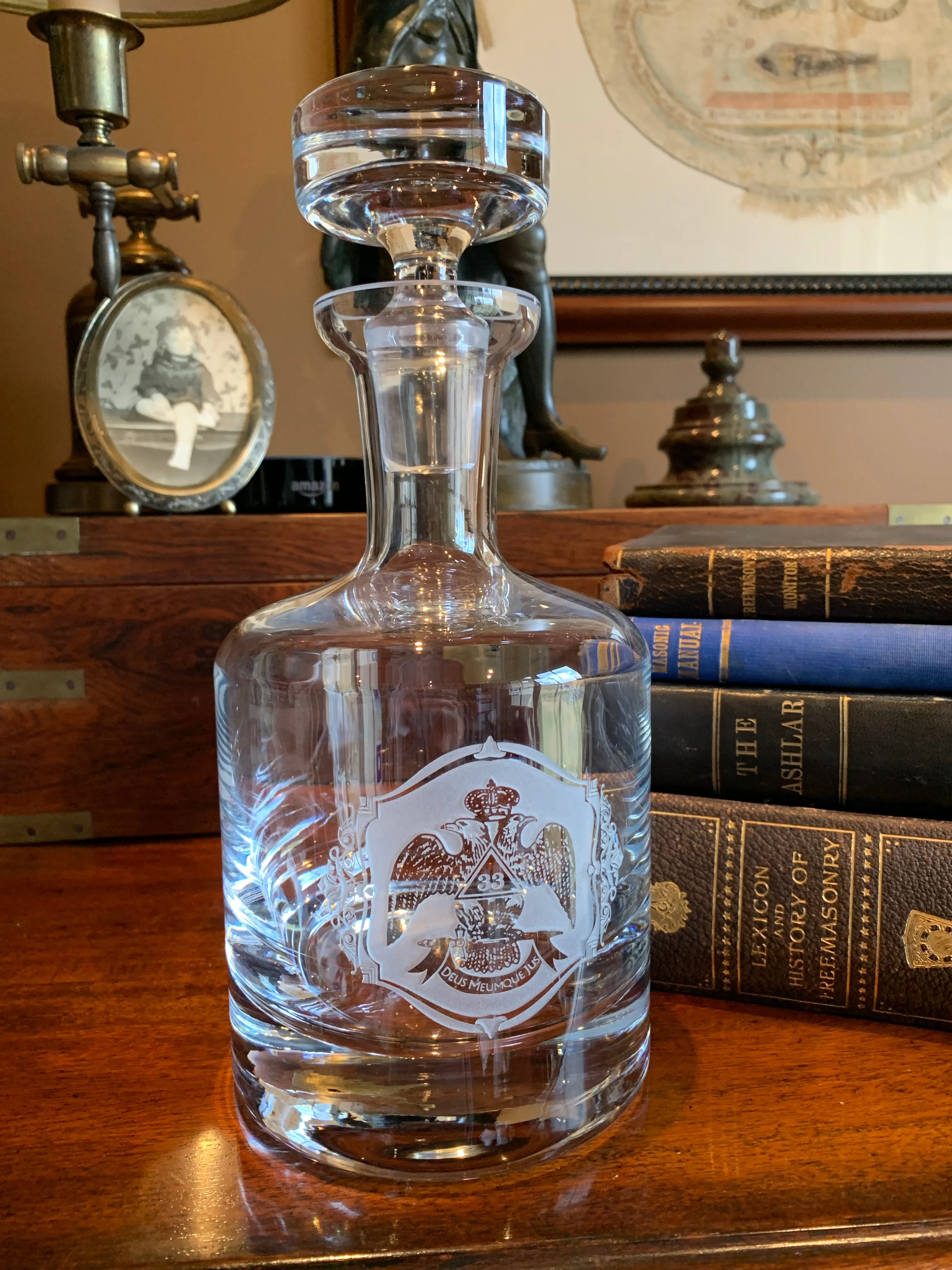 33rd Degree Scottish Rite Masonic Decanter