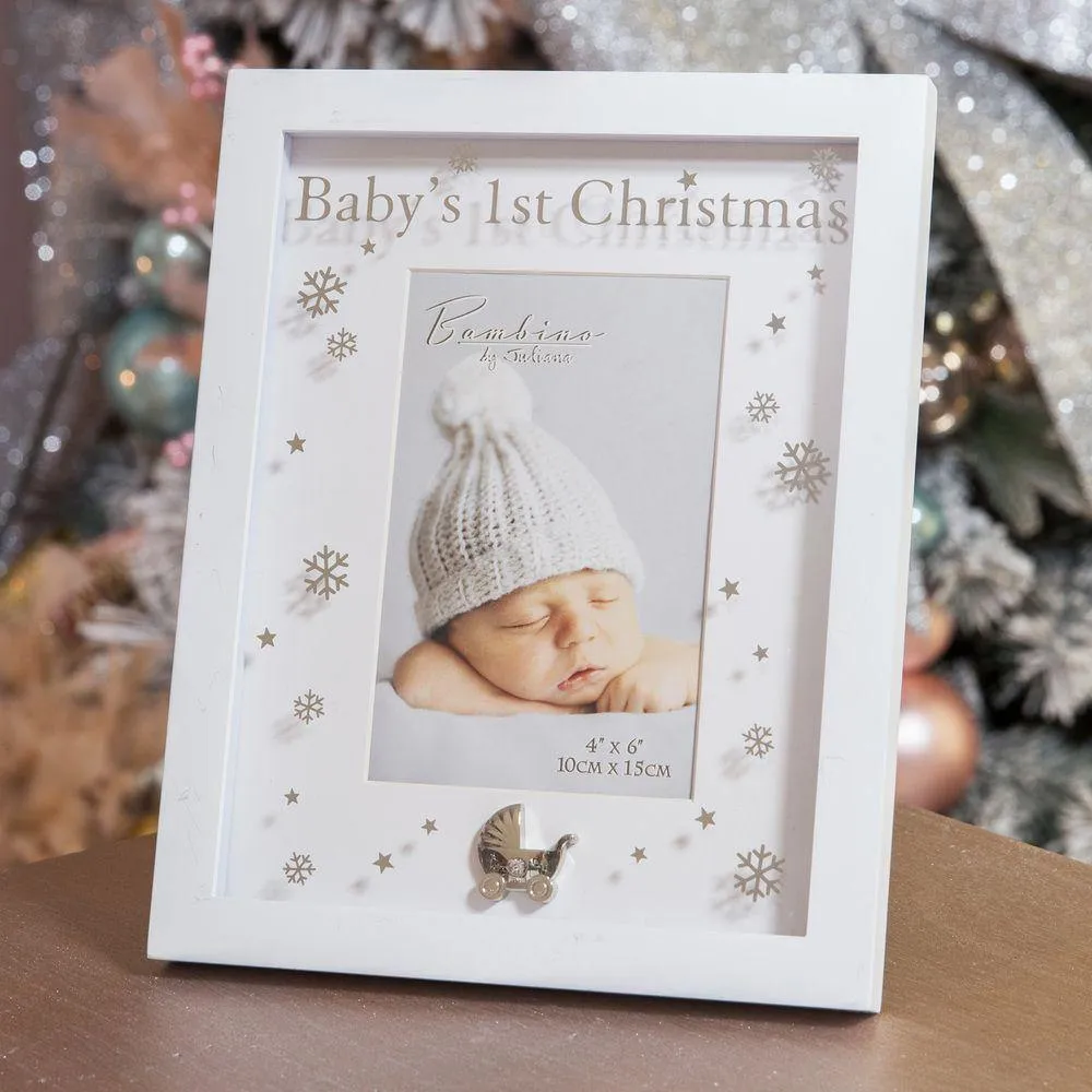 4x6 Baby's 1st Chrismas Photo Frame - Bambino (Widdop)