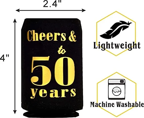 50th Birthday Gifts for Men, 50th Birthday Gifts, 50th Birthday Can Cooler, 50th Birthday