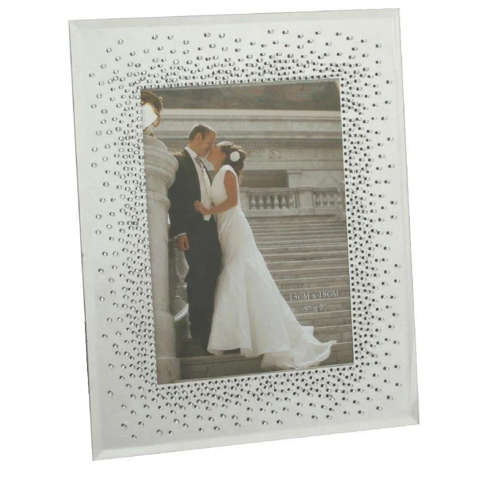 5x7 Wedding Mirror Photo Frame (Widdop)