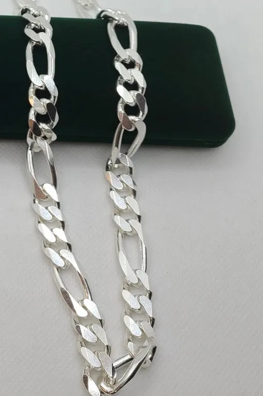 925 Sterling silver figaro chains