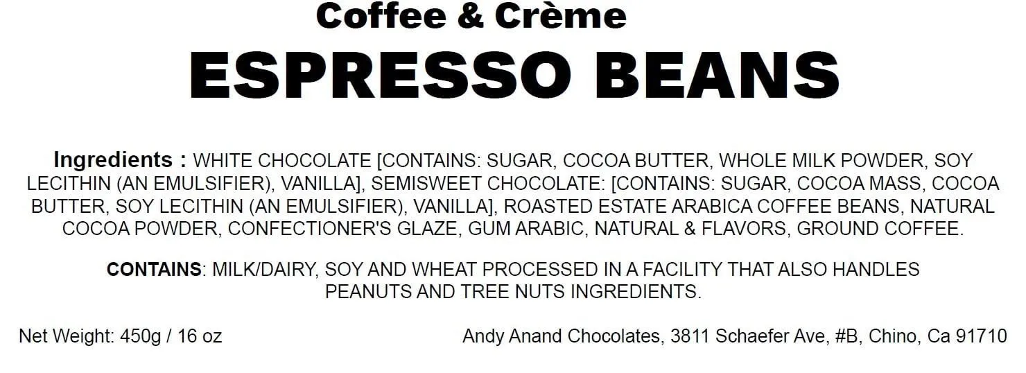 Andy Anand Chocolate Coffee & Crème Espresso Beans 1 lbs, Chocolate Love: Gift Box for the Chocolate Enthusiast