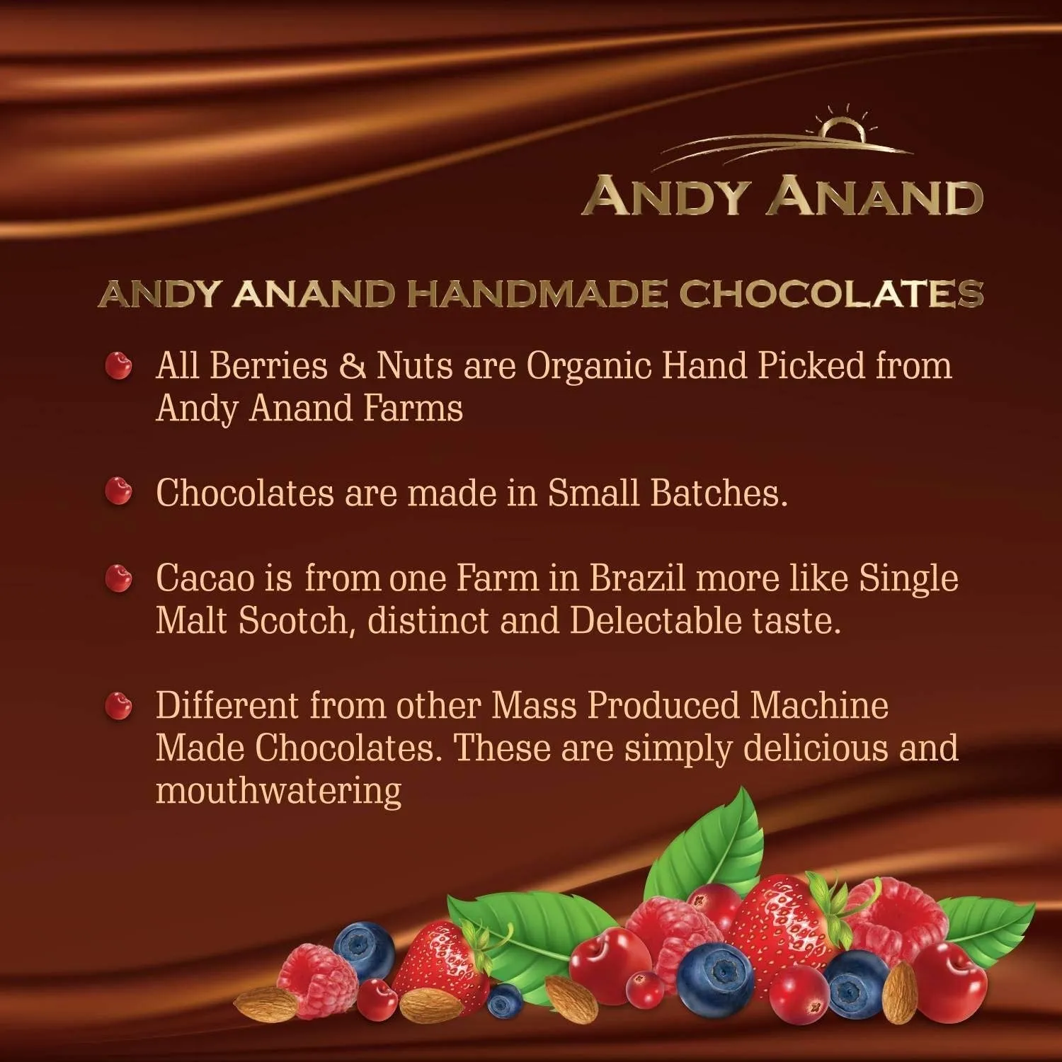 Andy Anand Chocolate Coffee & Crème Espresso Beans 1 lbs, Chocolate Love: Gift Box for the Chocolate Enthusiast