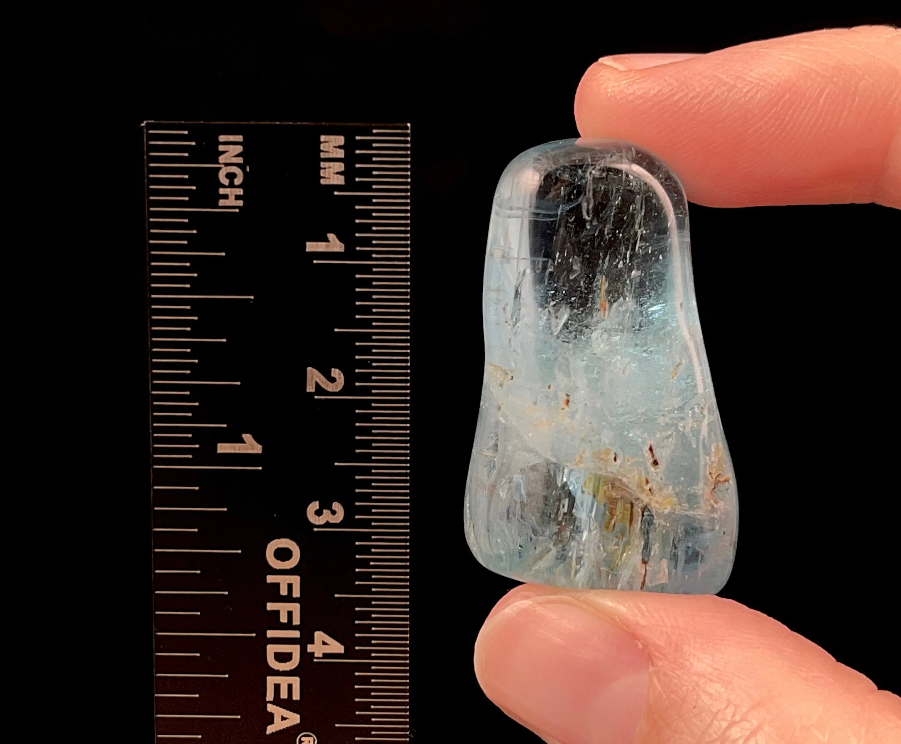 AQUAMARINE Tumbled Stone - AAA Grade - Tumbled Crystal, Birthstone, Self Care, Healing Crystals and Stones, 51459