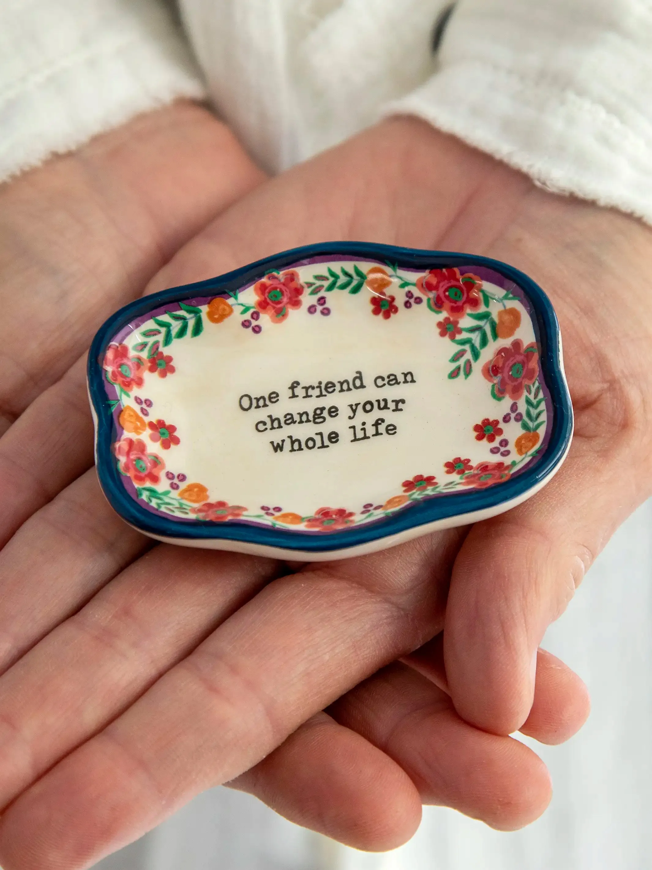 Artisan Trinket Dish - One Friend