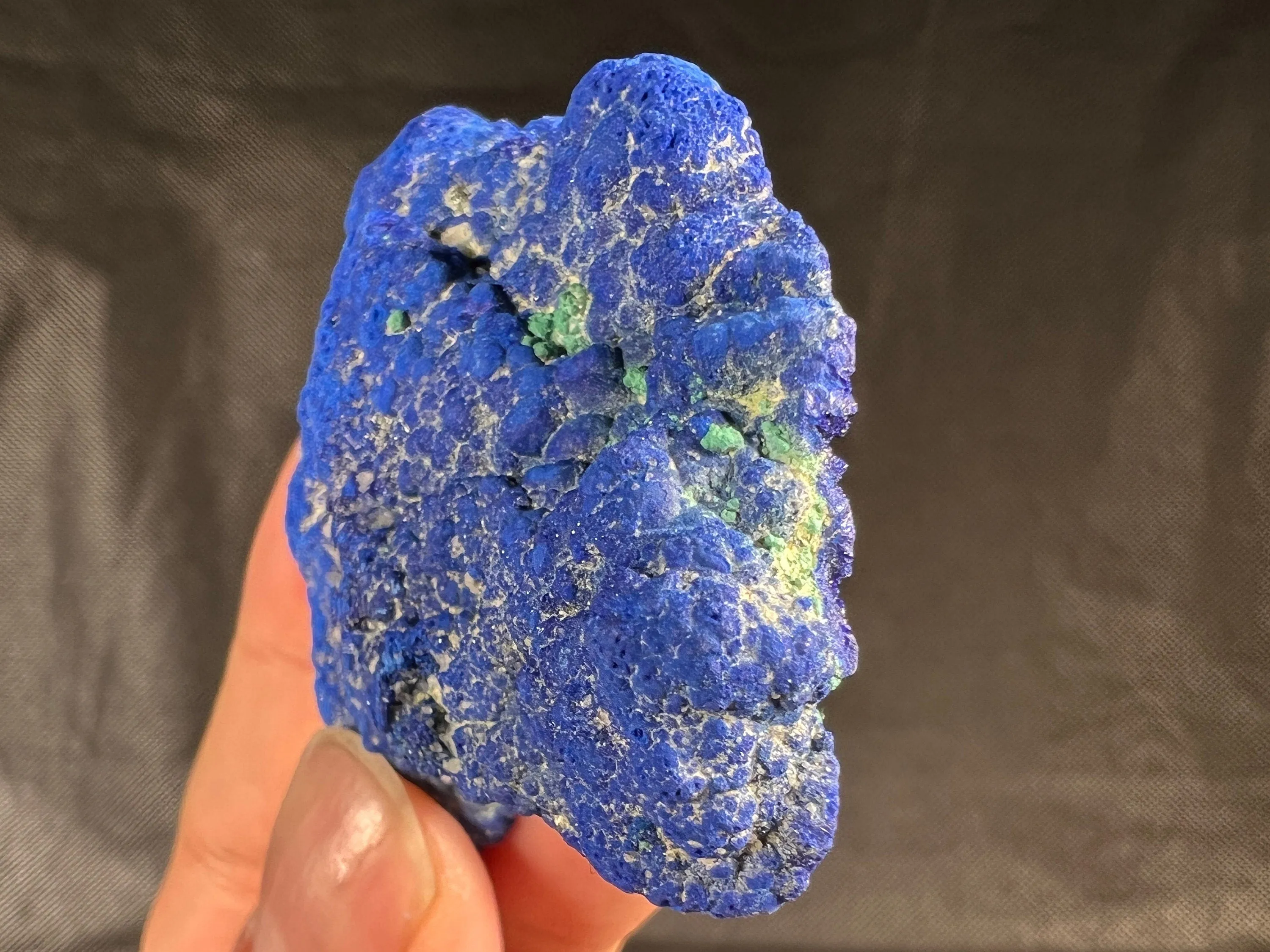 AZURITE Raw Crystal Nodule - Geode, Housewarming Gift, Home Decor, Raw Crystals and Stones, 51711