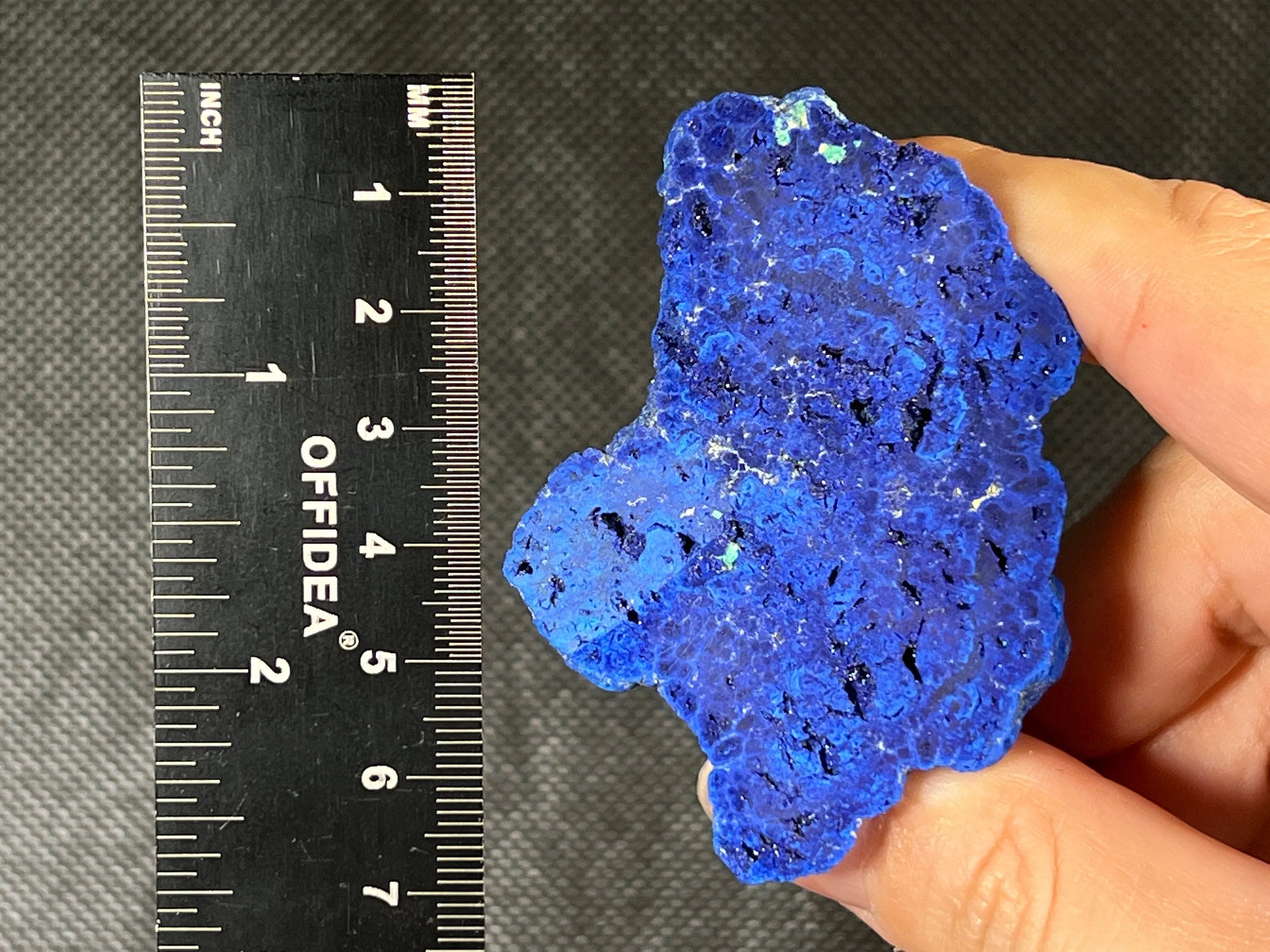 AZURITE Raw Crystal Nodule - Geode, Housewarming Gift, Home Decor, Raw Crystals and Stones, 51711