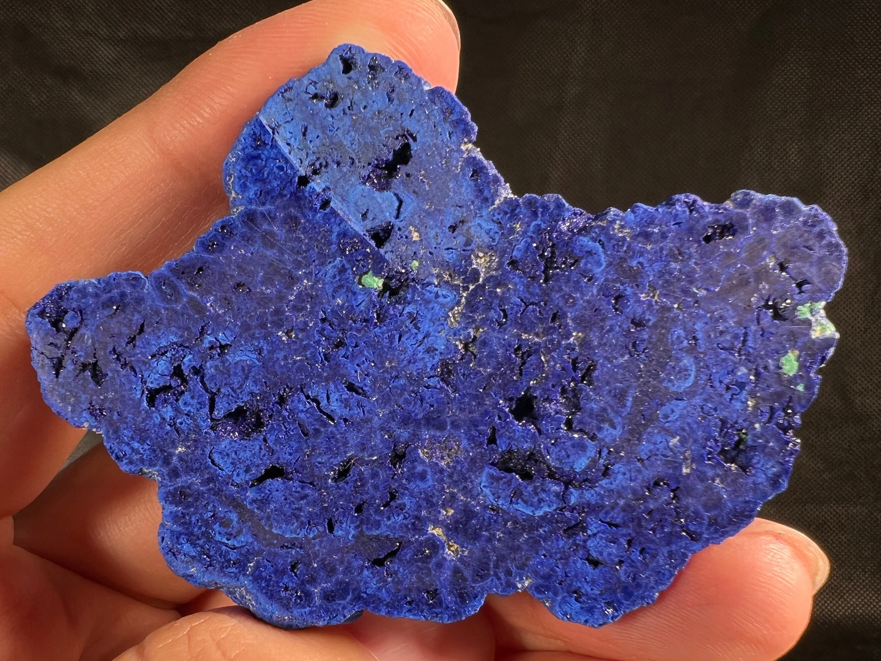 AZURITE Raw Crystal Nodule - Geode, Housewarming Gift, Home Decor, Raw Crystals and Stones, 51711