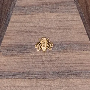 Bee in Yellow Gold