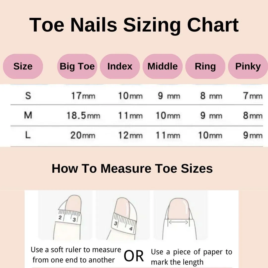 Bronze Brilliance Toe Press-on Nails