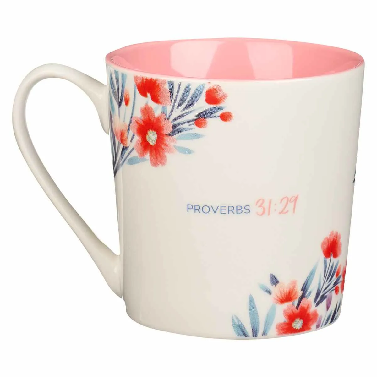 CAG Pink/White Floral Ceramic Sister Mug