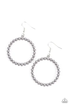 Can I Get A Hallelujah Silver Earrings - Paparazzi Accessories