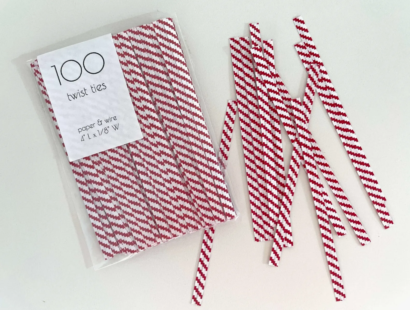 Candy Cane Twist Ties