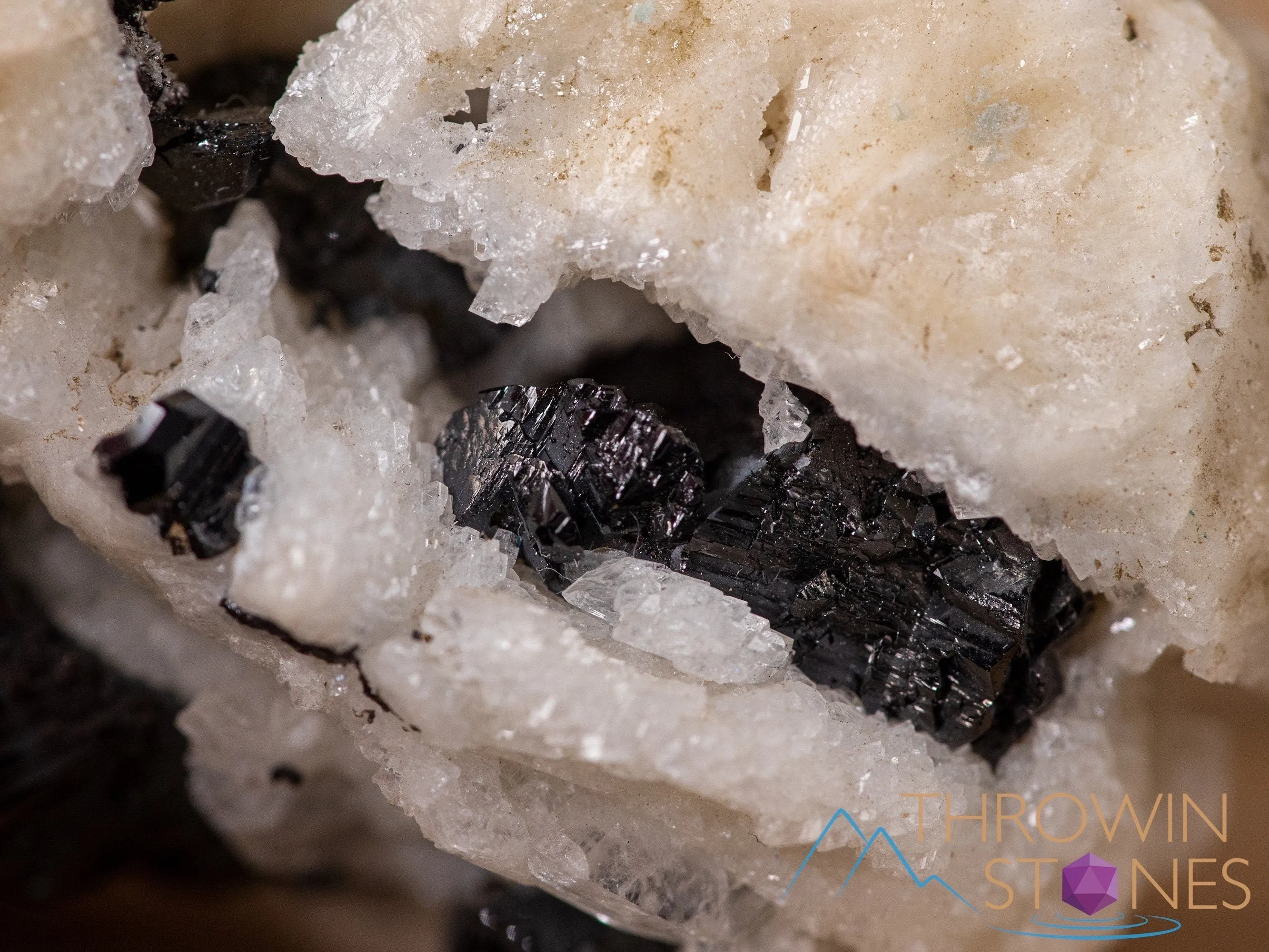 CASSITERITE on ALBITE Raw Crystal Cluster - Housewarming Gift, Home Decor, Raw Crystals and Stones, 40655