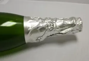 Champagne Foil, Silver, Single