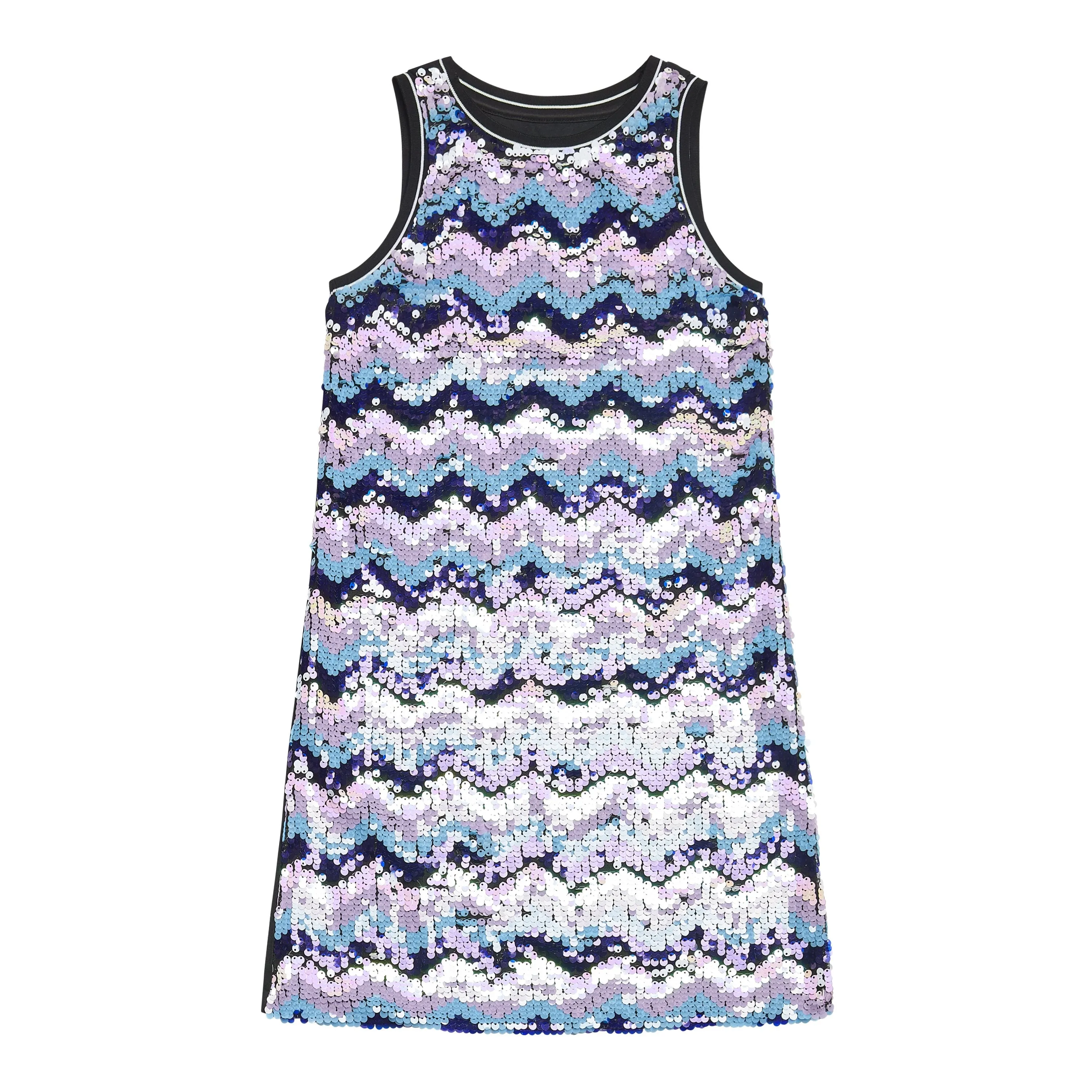 Chevron Sequin Dress