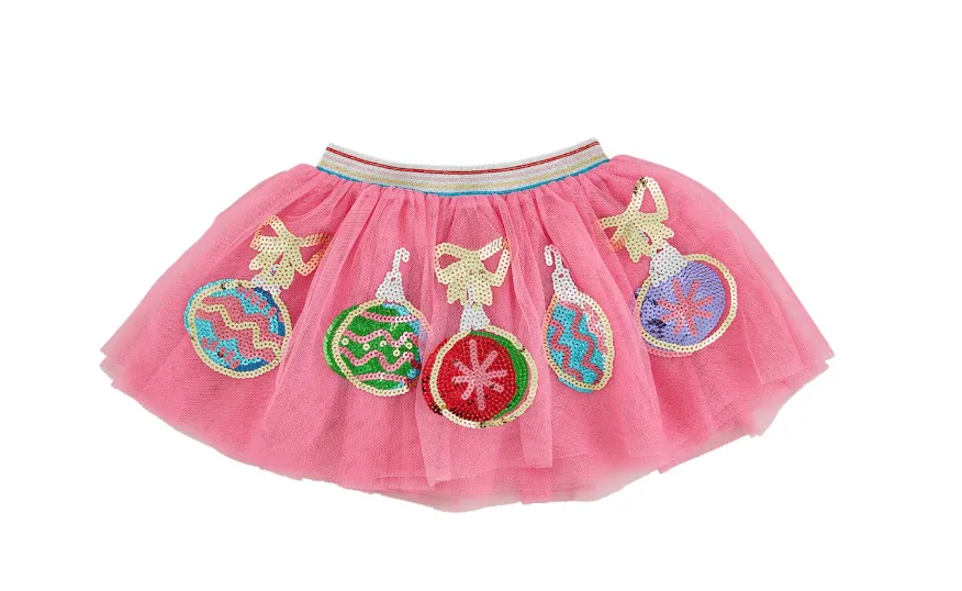 CHRISTMAS SEQUIN TUTU BY MUD PIE