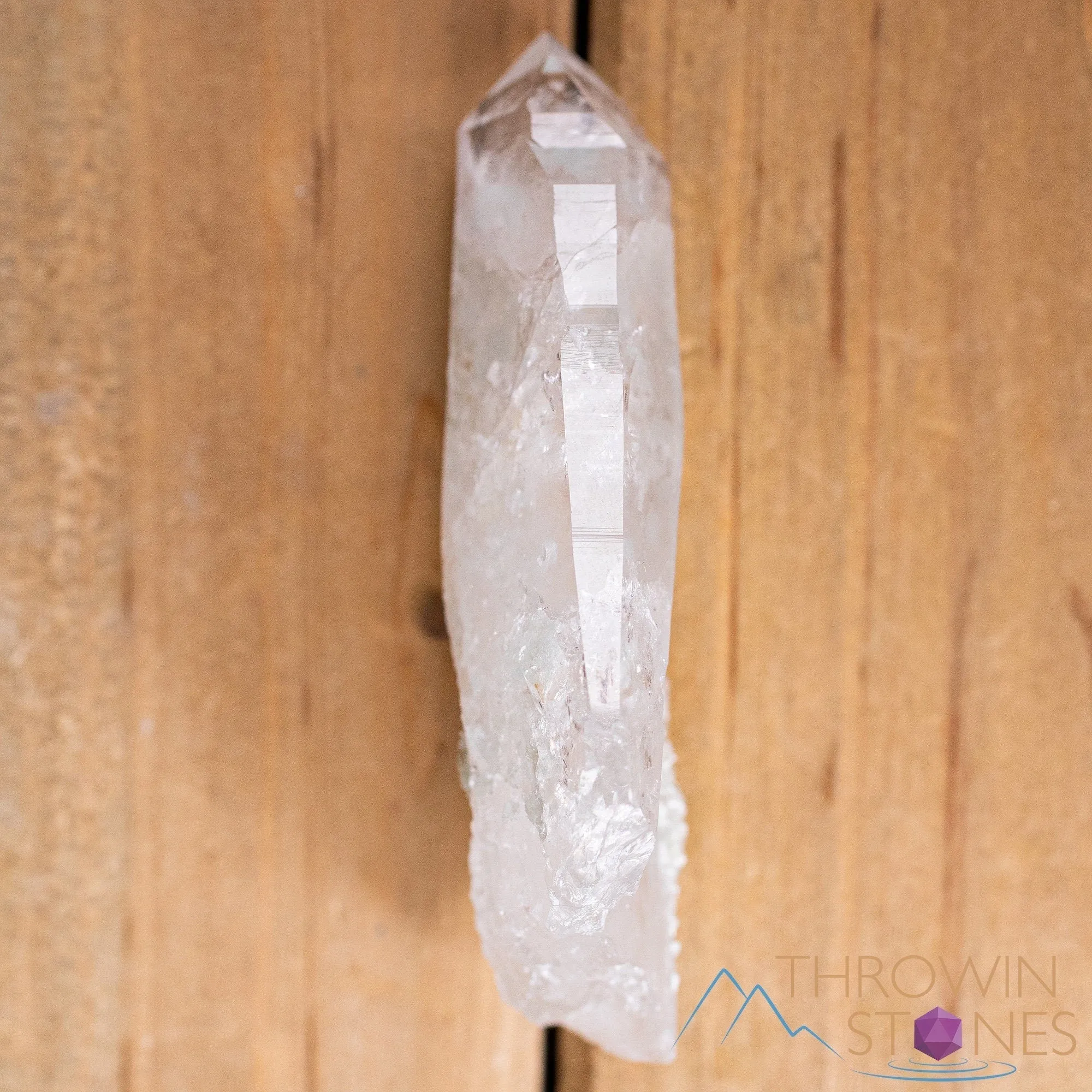 COOKEITE in Clear QUARTZ Raw Crystal - Housewarming Gift, Home Decor, Raw Crystals and Stones, 40841