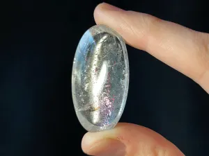 COVELLITE Pink Fire Quartz Crystal - Oval - Gemstones, Jewelry Making, Semi Precious Stones, 44069