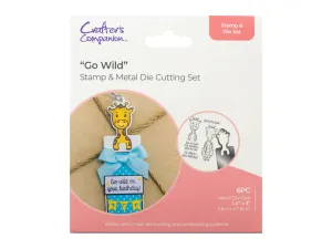 Crafters Companion - Stamp & Die Set - Go Wild