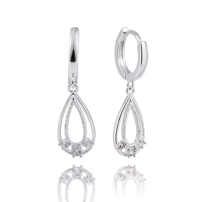 Double Teardrop Earrings