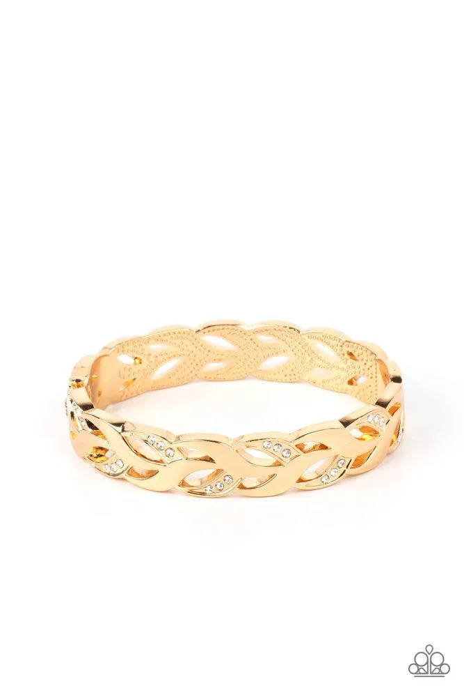 Editor-in-LEAF Gold Bracelet - Paparazzi Accessories