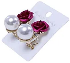 Electomania AAA High Quality Floral Gold Plated Stylish Fancy Party Wear Earrings For Women & Girls