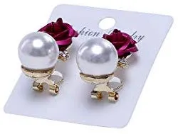 Electomania AAA High Quality Floral Gold Plated Stylish Fancy Party Wear Earrings For Women & Girls