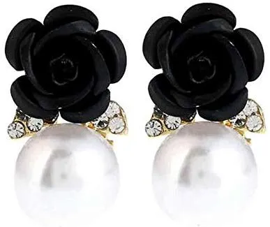 Electomania AAA High Quality Floral Gold Plated Stylish Fancy Party Wear Earrings For Women & Girls