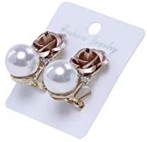 Electomania AAA High Quality Floral Gold Plated Stylish Fancy Party Wear Earrings For Women & Girls