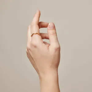 Enamel Copenhagen Sway Ring-Gold