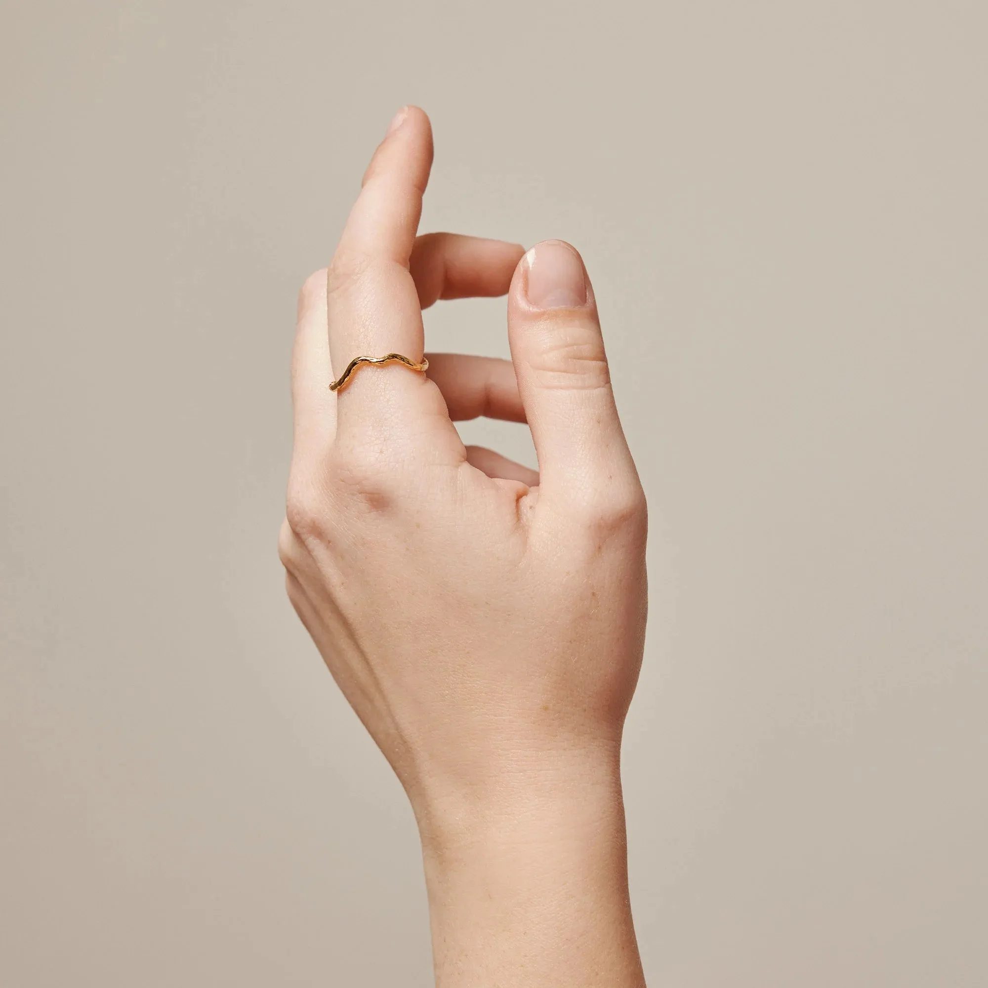 Enamel Copenhagen Sway Ring-Gold