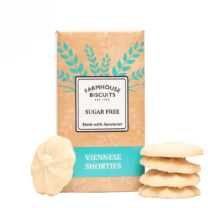 Farmhouse Sugar Free Viennese Shortbread Biscuits, 150g