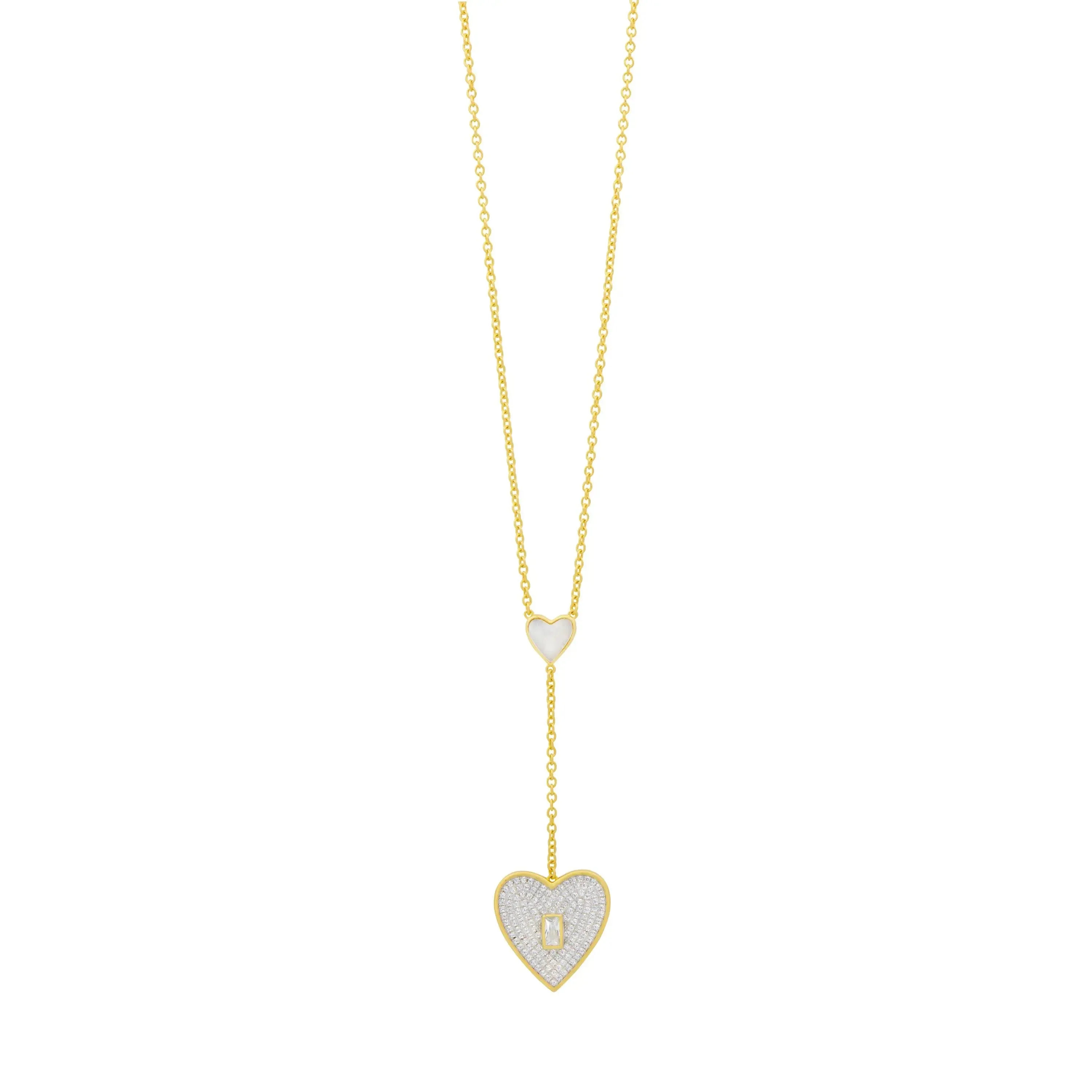 From the Heart Lariat Necklace