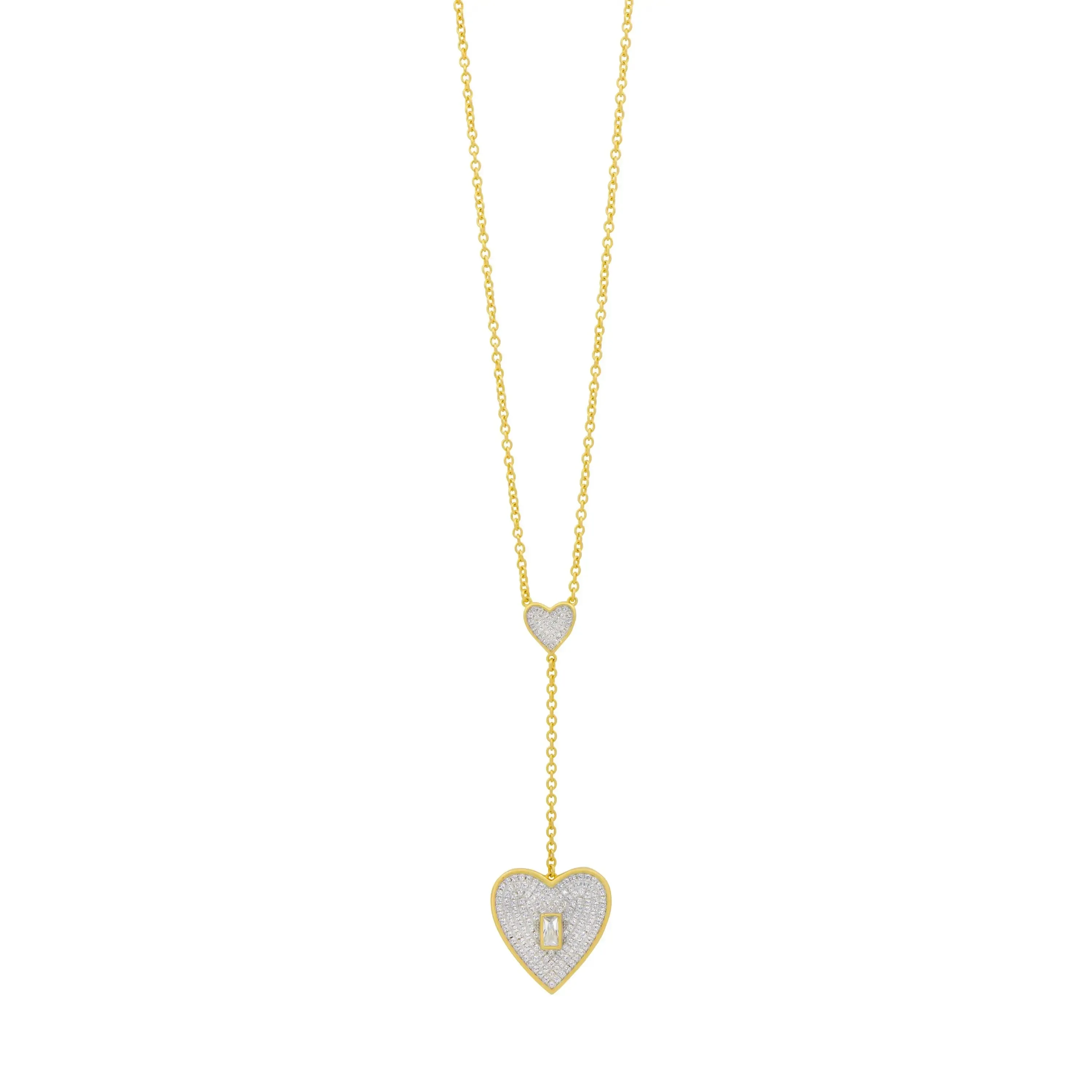 From the Heart Lariat Necklace