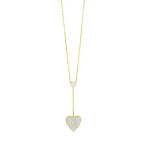 From the Heart Lariat Necklace