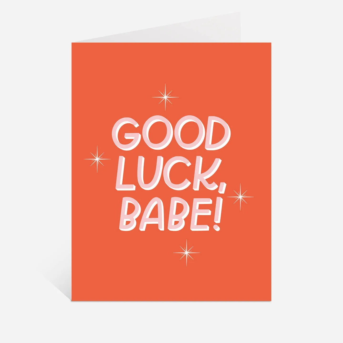 Good Luck, Babe Card