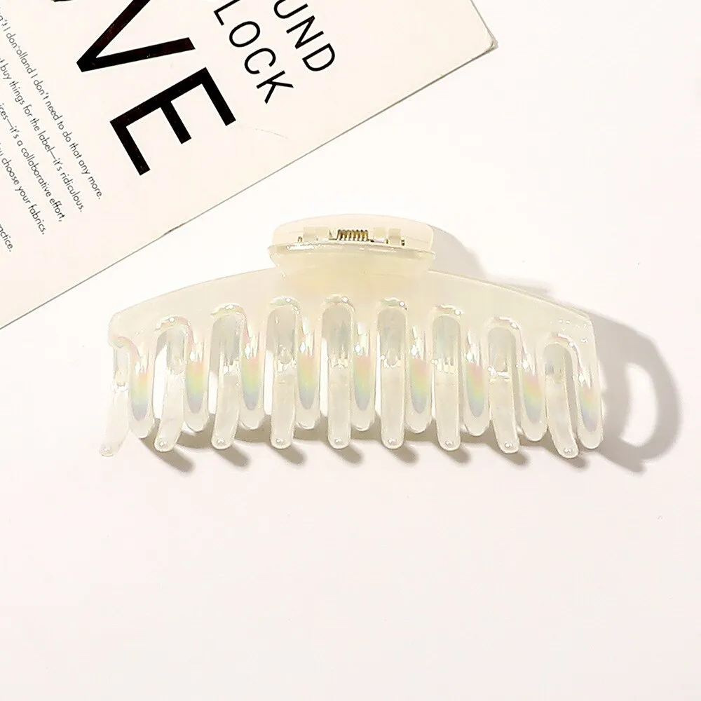 Iridescent Dreamy Acrylic Hair Claw