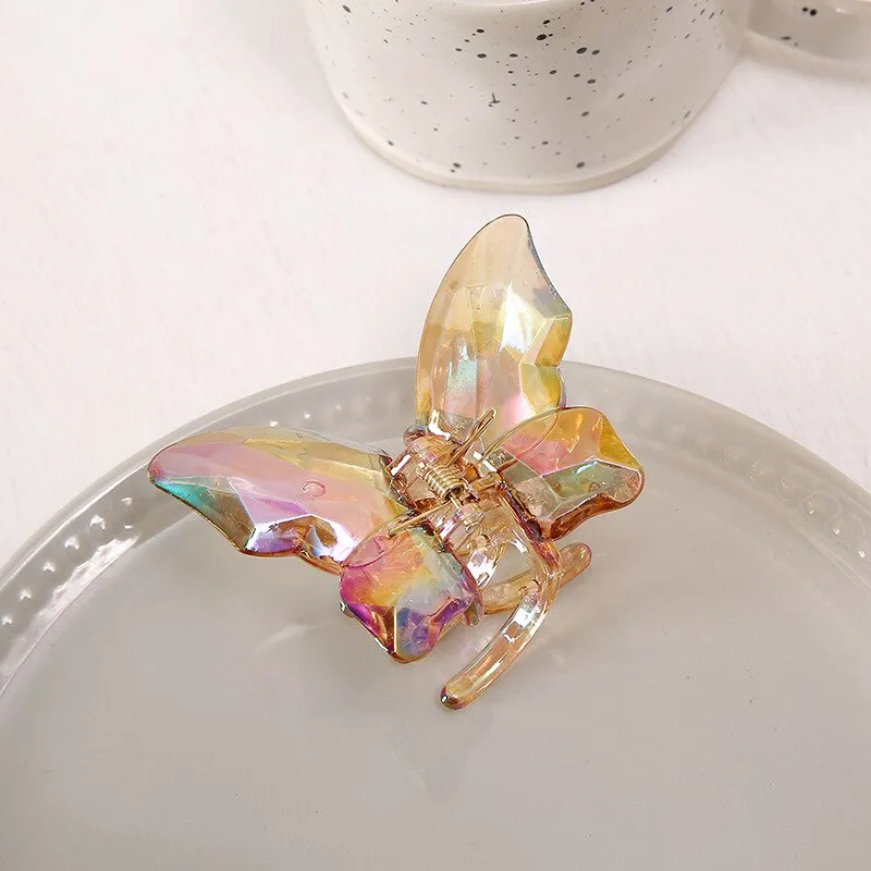 Iridescent Dreamy Acrylic Hair Claw