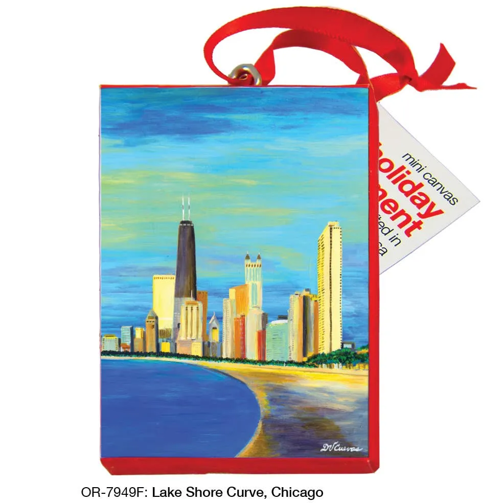 Lake Shore Curve, Chicago, Ornament (OR-7949F)