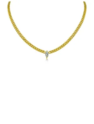 Marquise CZ Chain Necklace