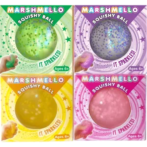 Marshmello Squishy Ball - Sparkle